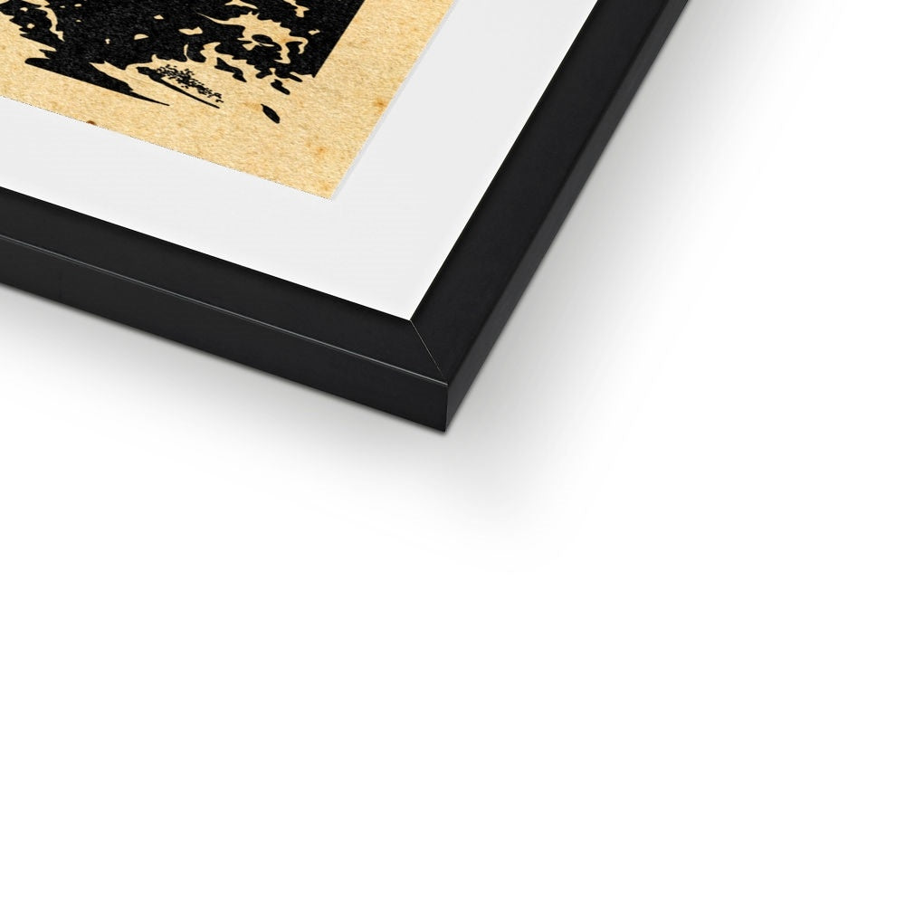 SURFING TILL DEATH... Framed & Mounted Print