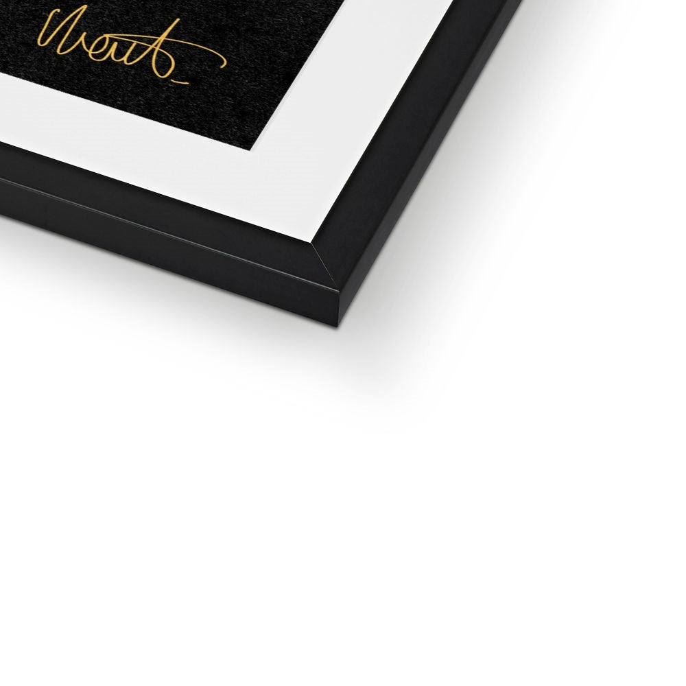 BETTY COOL ROCK Framed & Mounted Print