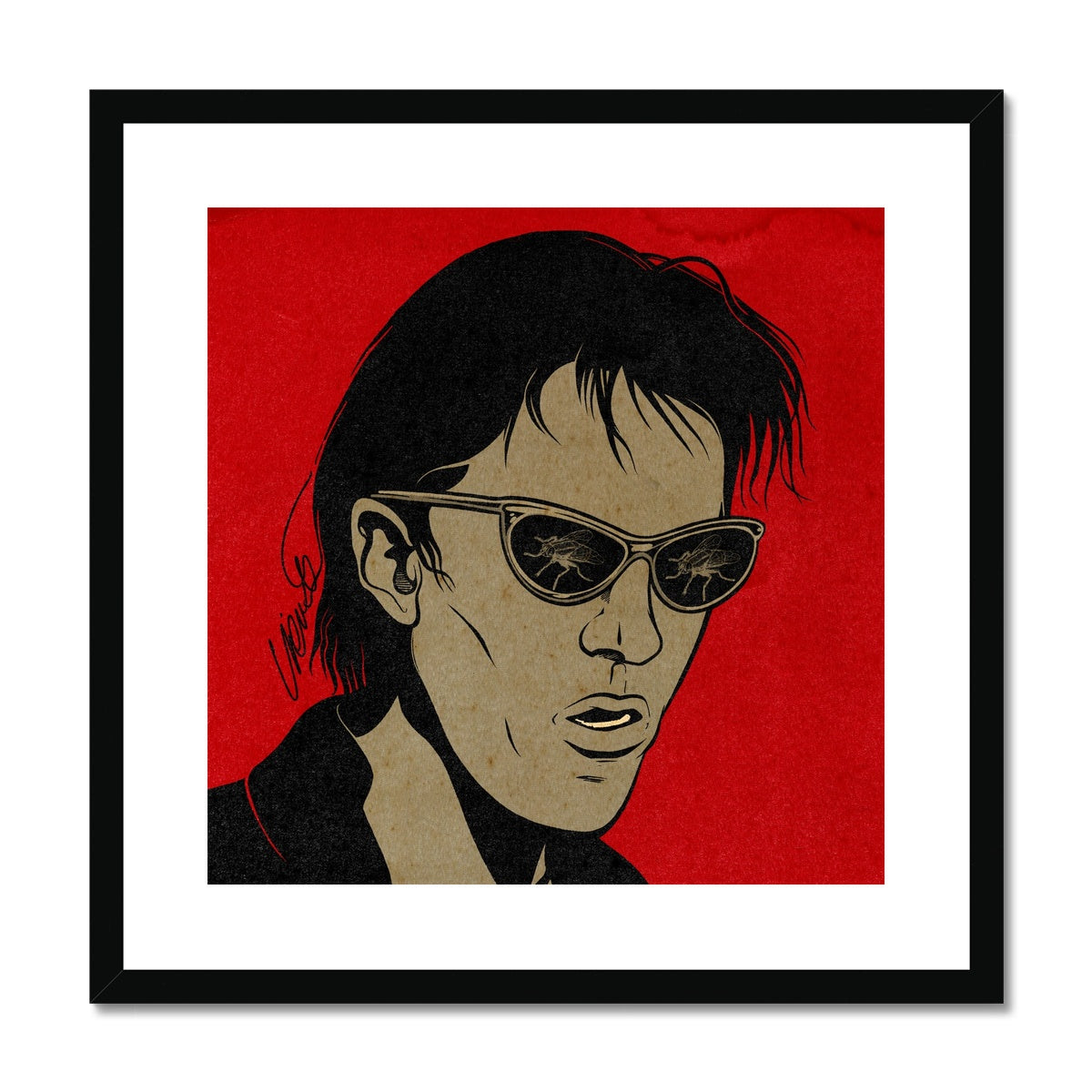HUMAN FLY Framed & Mounted Print