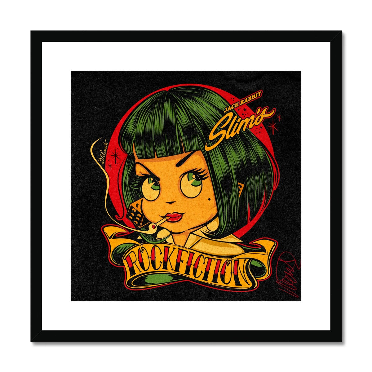 ROCKFICTION Framed & Mounted Print