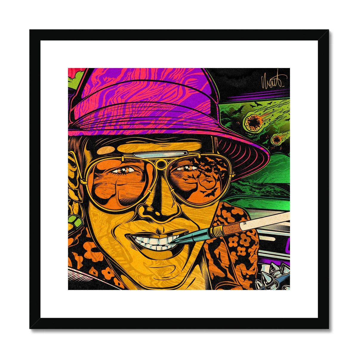 FEAR & LOATHING IN LAS VEGAS 2  Framed & Mounted Print