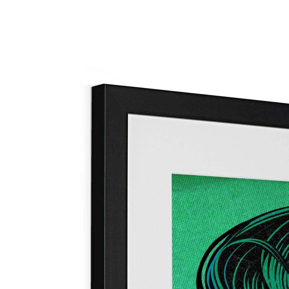 THE KING IN GREEN Framed & Mounted Print
