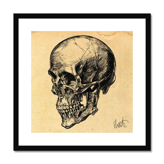 SKULL Impression encadrée et montée