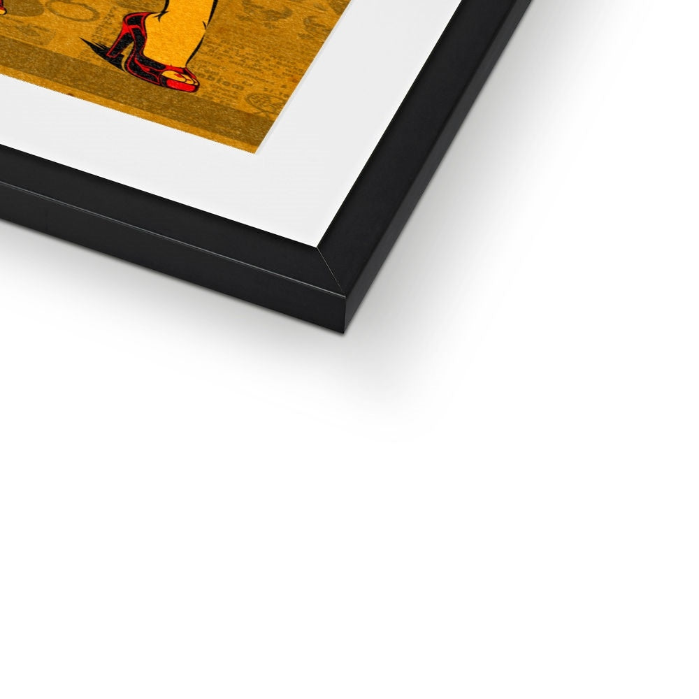 GLAMOUR ON WHEELS Framed & Mounted Print